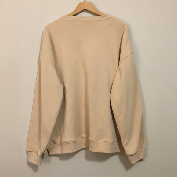 Faux Mmlg Baggy Cream Sweater - Picture 3 of 9